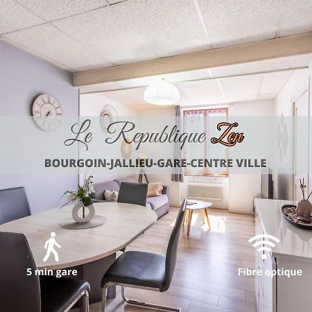 Le Republique-Gare-Centre Ville Bourgoin-Jallieu Exteriér fotografie