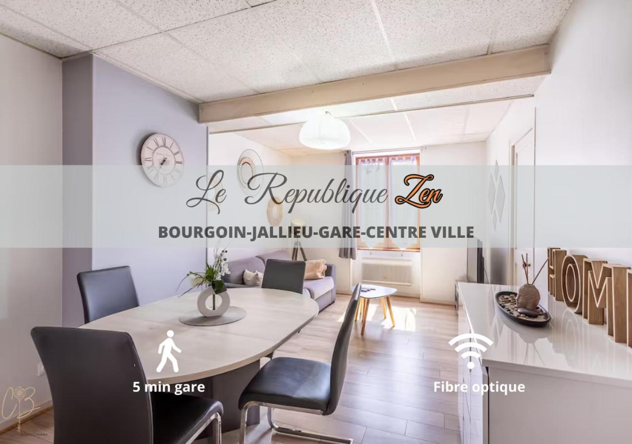 Le Republique-Gare-Centre Ville Bourgoin-Jallieu Exteriér fotografie